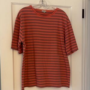 J. Peterman Striped Short Sleeve Tee